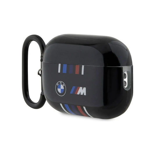 BMW Hülle Mehrfarbige Linien Schwarz – AirPods Pro 2