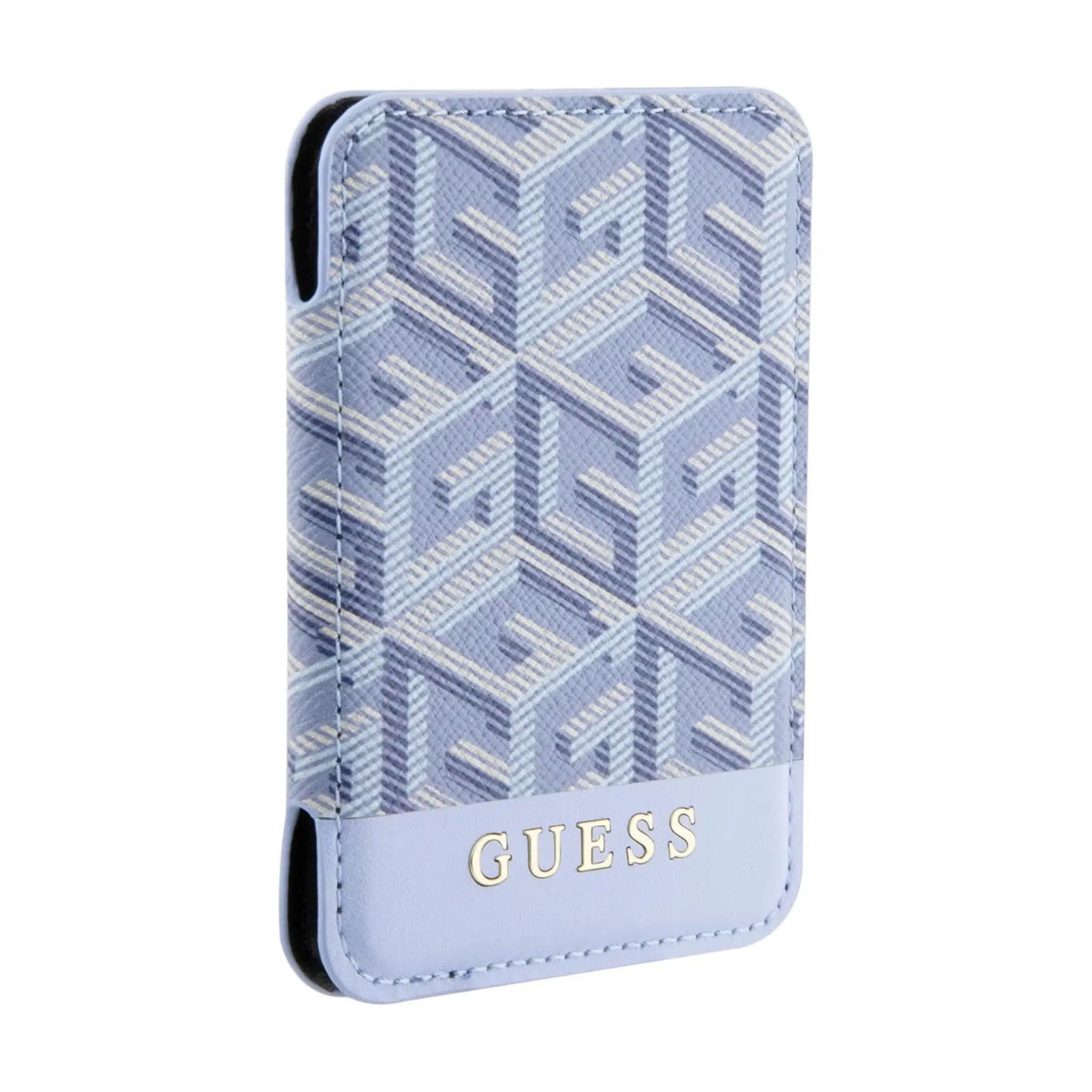 Guess Geldbörse Card Slot GUWMSHGCFSEB GCube Stripe Blau – Universal