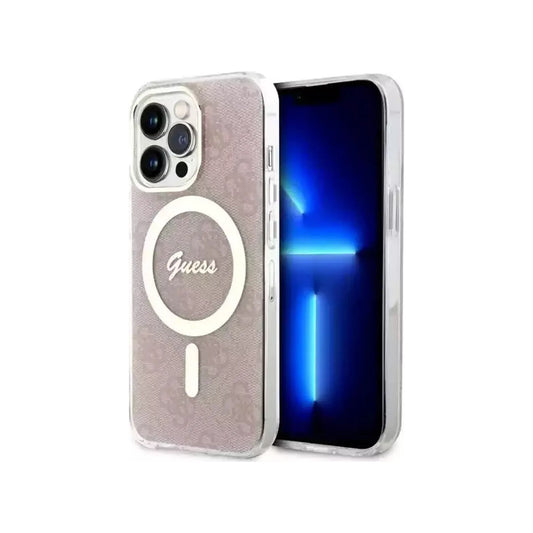 Guess 4G Hülle Pink für Magsafe – iPhone 13 Pro