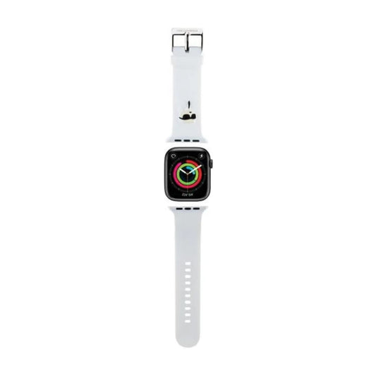 Karl Lagerfeld Armband KLAWLSLKNH One Size Weiß – Apple Watch 42/44/45/49 mm