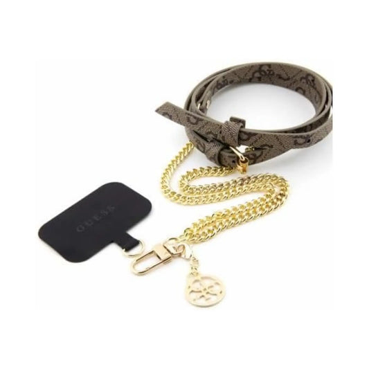 Guess Handy-Lanyard Crossbody Strap Braun-Gold - Universal