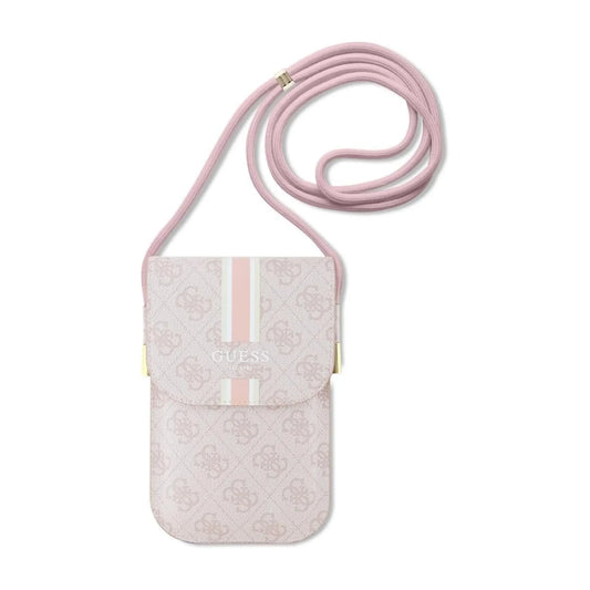 Guess Wallet Bag 4G Stripes Pink - Universal
