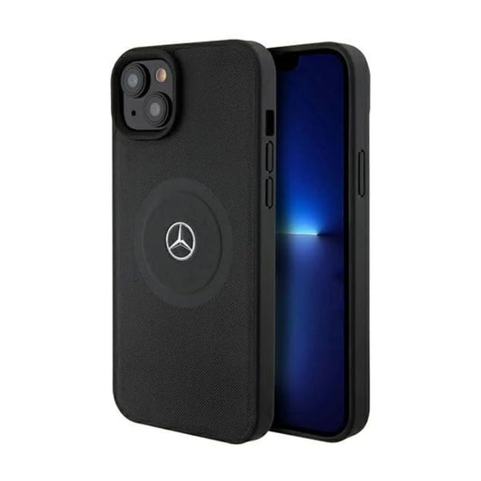 Mercedes Magnet Case Cover, Schwarz - iPhone 15