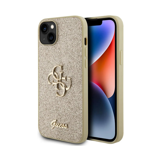 Guess Big 4G Hülle Gold – iPhone 15 Plus & 14 Plus