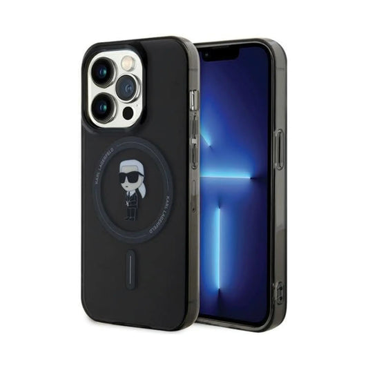 Karl Lagerfeld IML Ikonik MagSafe Case, Schwarz – iPhone 14 Pro Max
