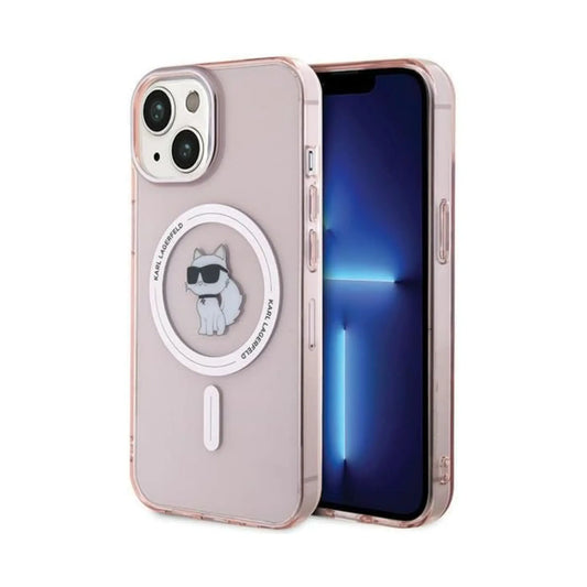 Karl Lagerfeld IML Choupette MagSafe Case, Pink – iPhone 15