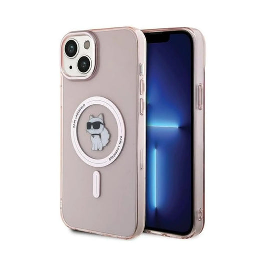 Karl Lagerfeld IML Choupette MagSafe Case, Pink - iPhone 15 Plus