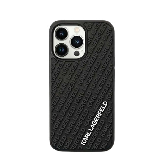 Karl Lagerfeld Hardcase KLHCN613DMKRLK, Schwarz - iPhone 11 / Xr 6.1