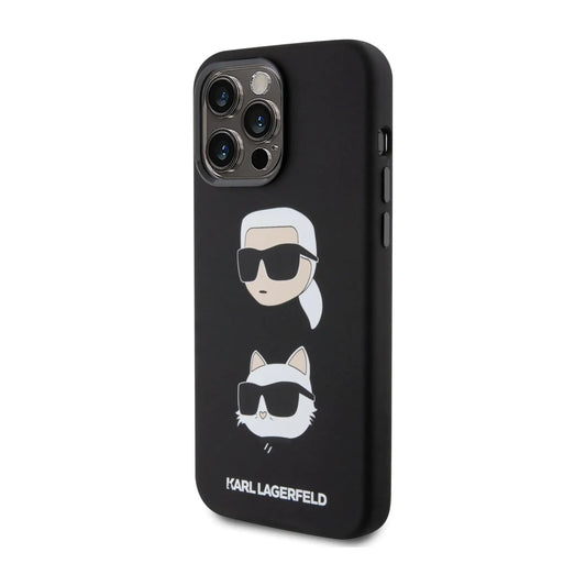 Karl Lagerfeld Case KLHCP15LSDHKCNK, Schwarz - iPhone 15 Pro