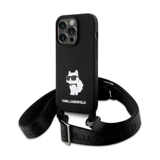 Karl Lagerfeld Case KLHCP15XSCBSCNK, Schwarz - iPhone 15 Pro Max