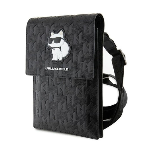 Karl Lagerfeld Tasche Saffiano Monogram Choupette Wallet Schwarz – Für Smartphone