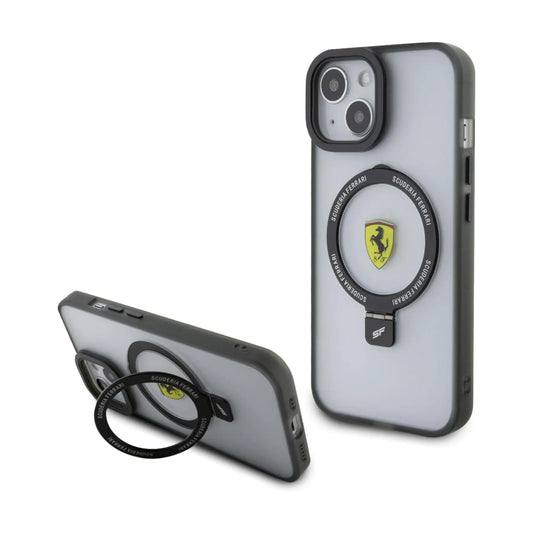 Ferrari Ring Stand 2023 MagSafe Case, Transparent – iPhone 15