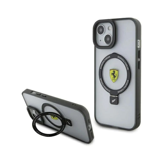 Ferrari Ring Stand 2023 MagSafe Case, Transparent – iPhone 15 Plus / 14 Plus