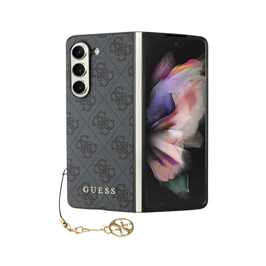 Guess Hülle 4G Charms Collection Grau - Galaxy Z Fold5