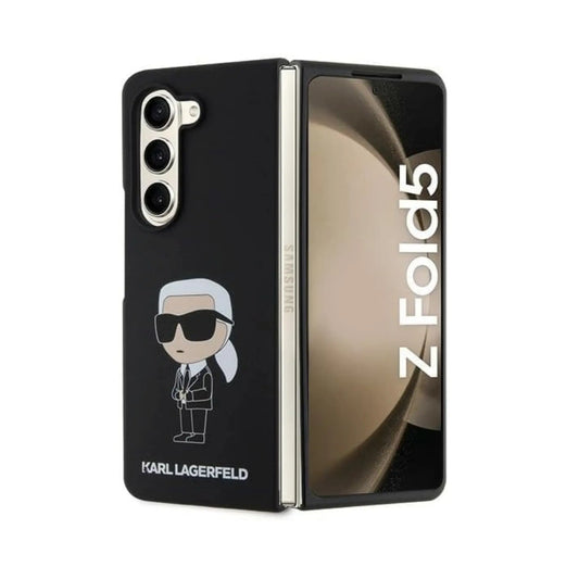Karl Lagerfeld Silikon Ikonik Case, Schwarz - Samsung Galaxy Z Fold 5