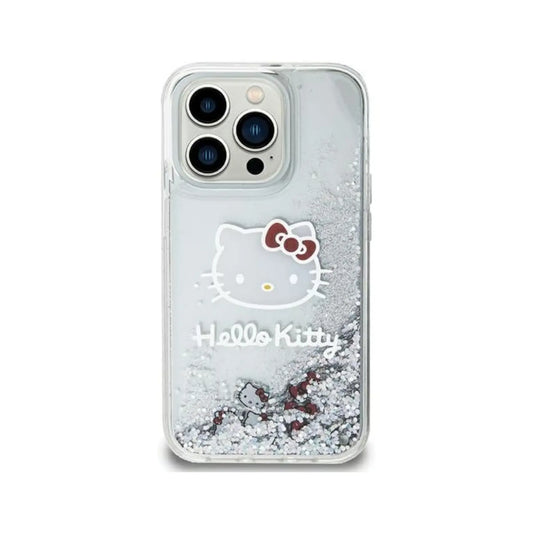 Hello Kitty Liquid Glitter Charms Case, Silber – iPhone 11