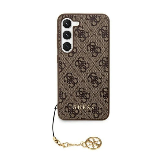 Guess Charm Hülle Braun – Samsung Galaxy S24 Plus