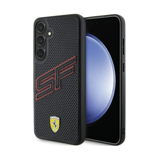 Ferrari Hülle Big SF Perforiert Schwarz – Galaxy S24