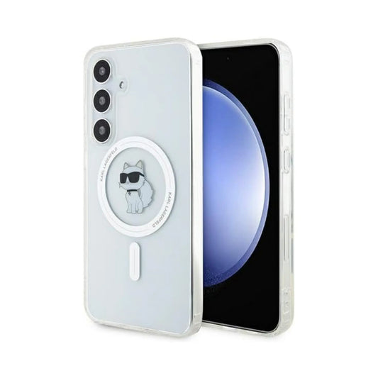 Karl Lagerfeld KLHMS24MHFCCNOT IML Choupette MagSafe Case, Transparent – Galaxy S24+