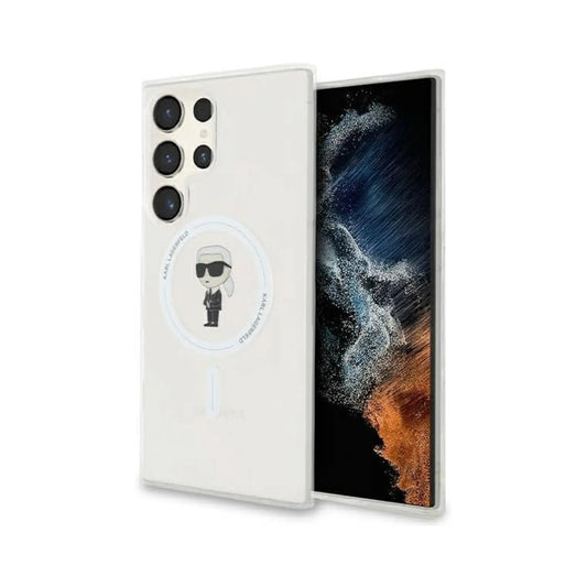 Karl Lagerfeld Hülle IML Ikonik MagSafe Transparent – Galaxy S24 Ultra