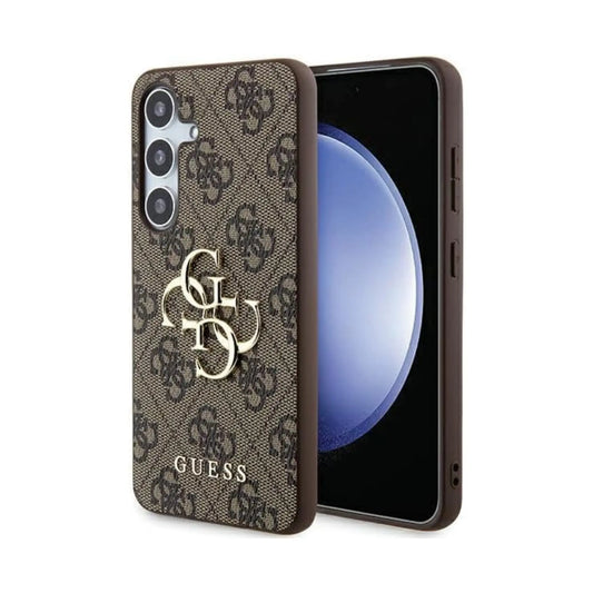 Guess Hülle 4G Big Metal Logo Braun - Galaxy A55