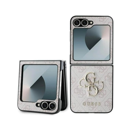 Guess 4G Muster Hülle Samsung Galaxy Z Flip 6 - Rosa