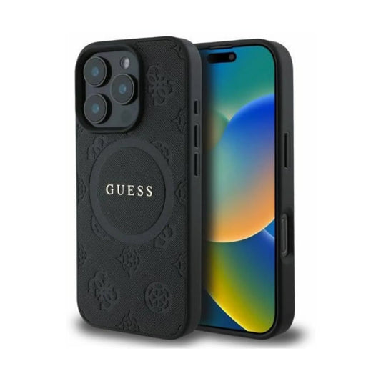 Guess Hülle MagSafe Schwarz - iPhone 16 Pro