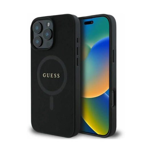Guess Tasche GUHMP16LPSAHMCK Schwarz für Magsafe – iPhone 16 Pro