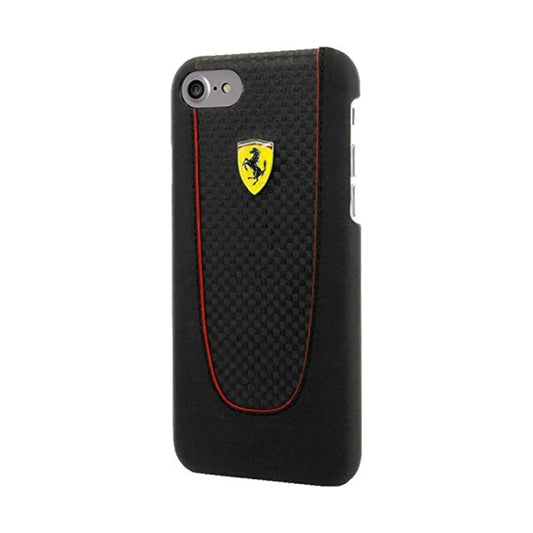 Ferrari FEPIHCP7BK Pit Stop Case, Schwarz – iPhone 7 / 8 / SE 2020 / SE 2022