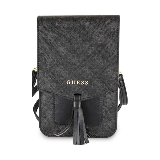 Guess 4G Uptown Wallet Phone Bag Crossbody Tasche – Schwarz