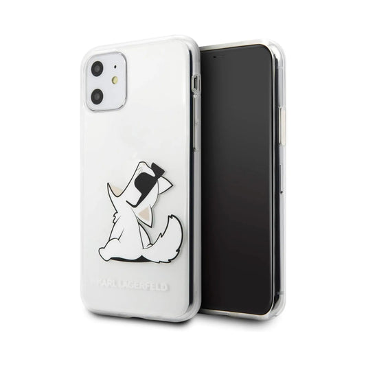 Karl Lagerfeld Choupette Fun Sonnenbrille Case, Transparent - iPhone 11