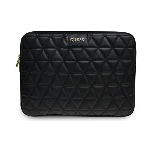 Guess Hülle Quilted Laptoptasche Schwarz - 13 Zoll Laptop