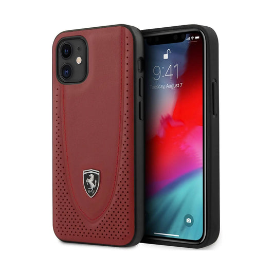 Ferrari Off Track Perforiert Case, Rot – iPhone 12 mini