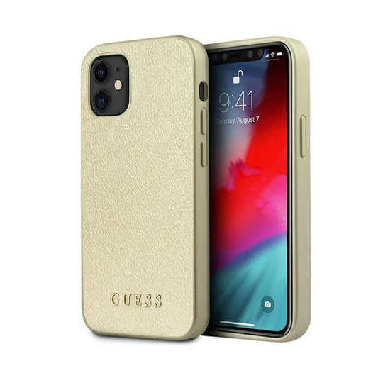 Guess Hülle GUHCP12SIGLGO Gold - iPhone 12 Mini
