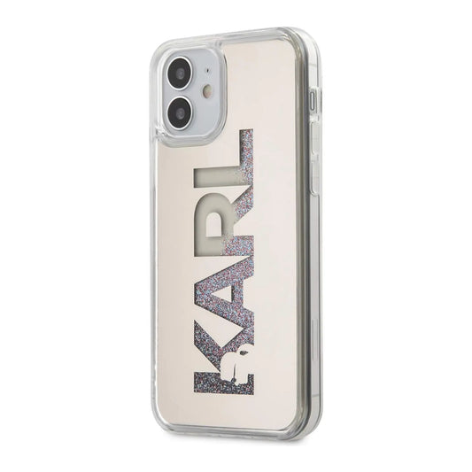 Karl Lagerfeld Hardcase KLHCP12SKLMLGR, Silber - iPhone 12 Mini