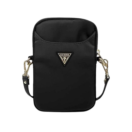 Guess GUPBNTMLBK Tasche Nylon Triangle Logo Schwarz