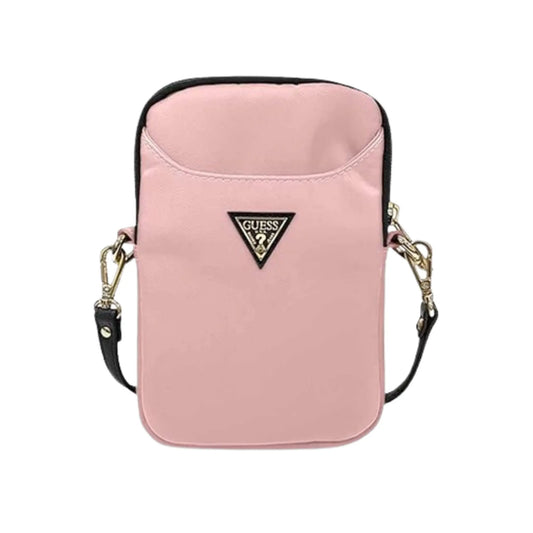 Guess GUPBNTMLLP Handtasche Nylon Triangle Logo Rosa