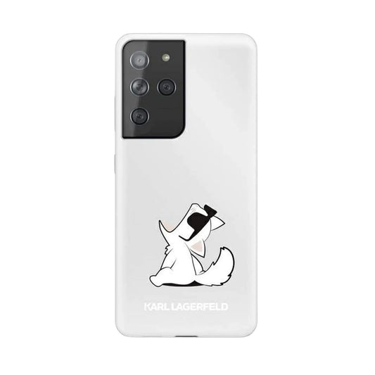 Karl Lagerfeld Choupette Fun Case, Transparent - Samsung Galaxy S21 Ultra 5G