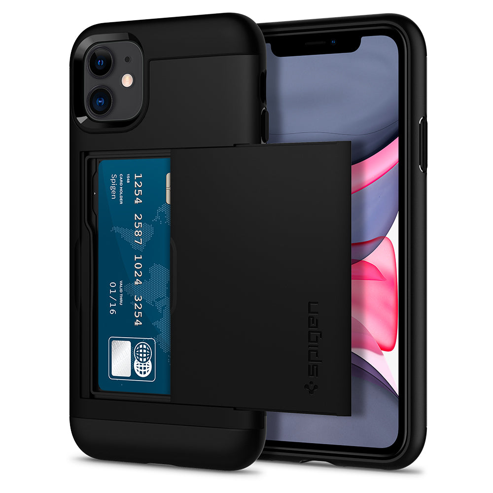 Spigen Slim Armor CS, black - iPhone 11
