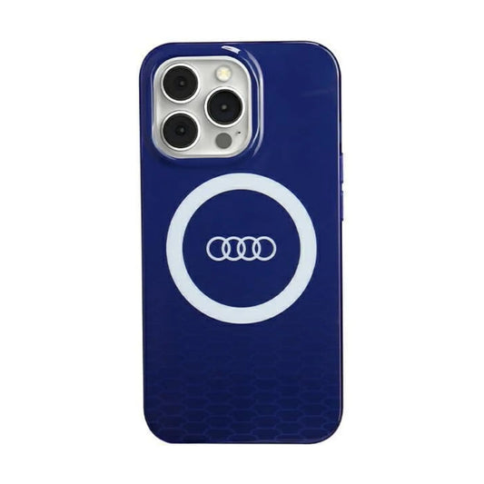 Audi Hardcase AU-IMLMIP13P-Q5/D2-BE IML Big Logo MagSafe – iPhone 13 Pro / 13 Blau