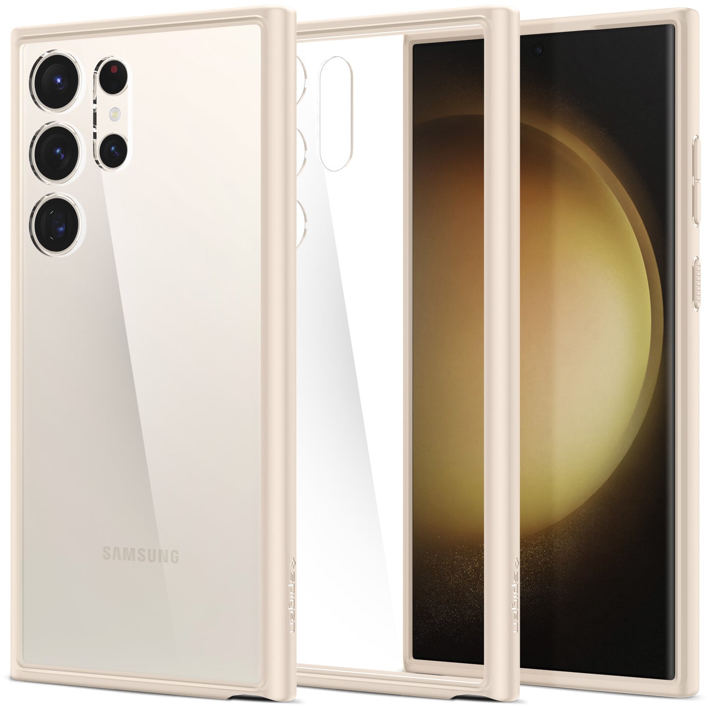Spigen Ultra Hybrid, sand beige - Samsung Galaxy S23 Ultra