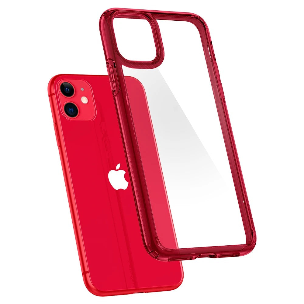 Spigen Ultra Hybrid, red - iPhone 11