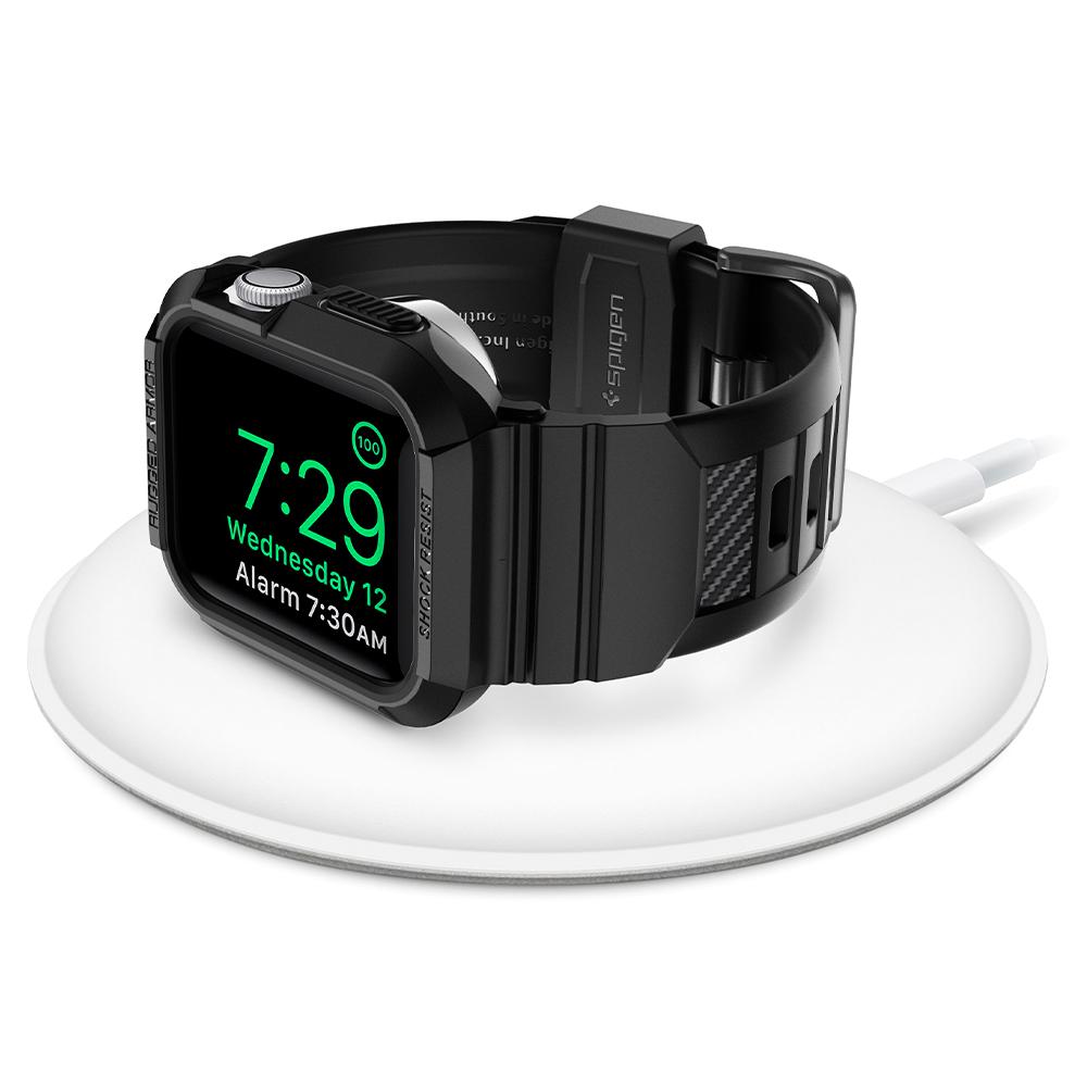 Spigen Rugged Armor Pro, black - Apple Watch 41mm/40mm