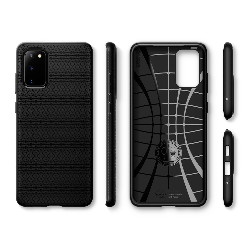 Spigen Liquid Air, black - Samsung Galaxy S20+