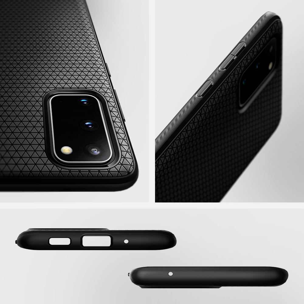 Spigen Liquid Air, black - Samsung Galaxy S20+