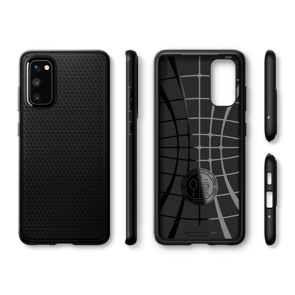 Spigen Liquid Air, black - Galaxy S20