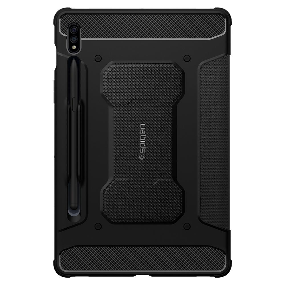 Spigen Rugged Armor Pro, black - Samsung Galaxy Tab S7/S8