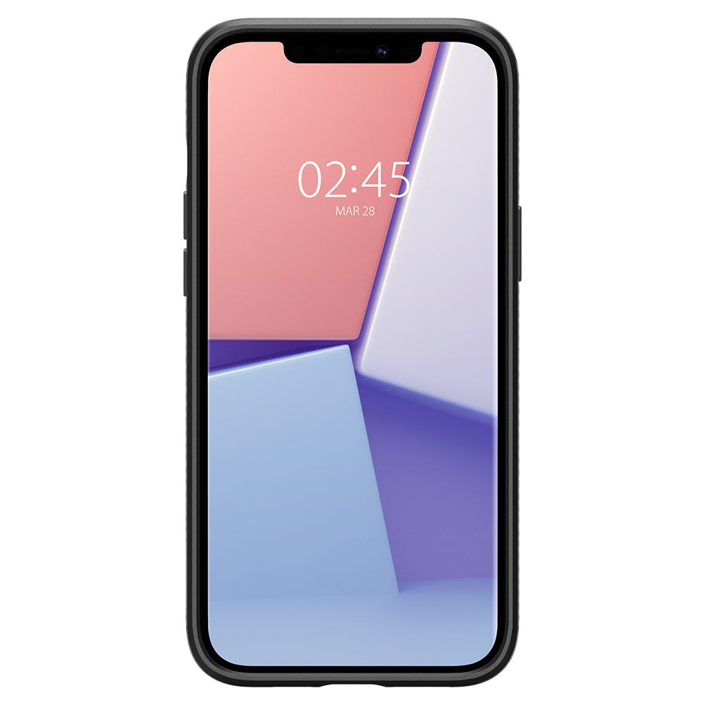 Spigen Liquid Air, black - iPhone 12/Pro