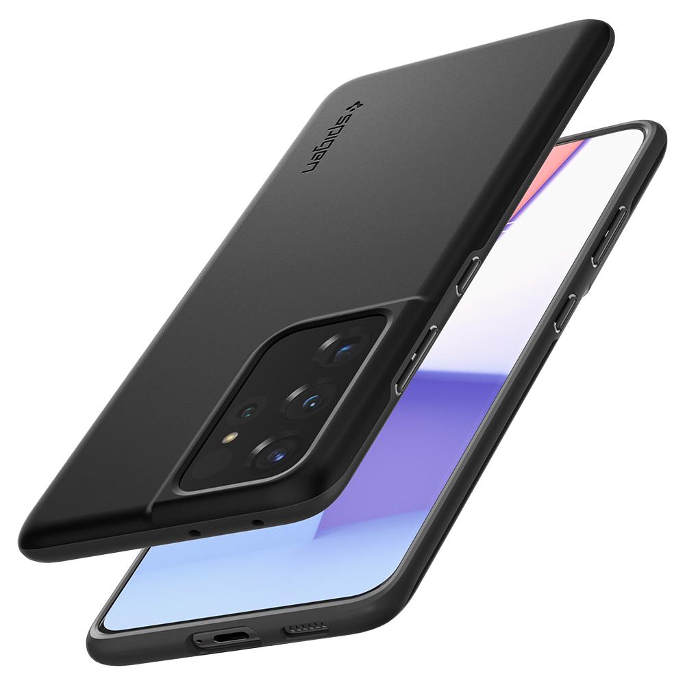 Spigen Thin Fit, black - Galaxy S21 Ultra