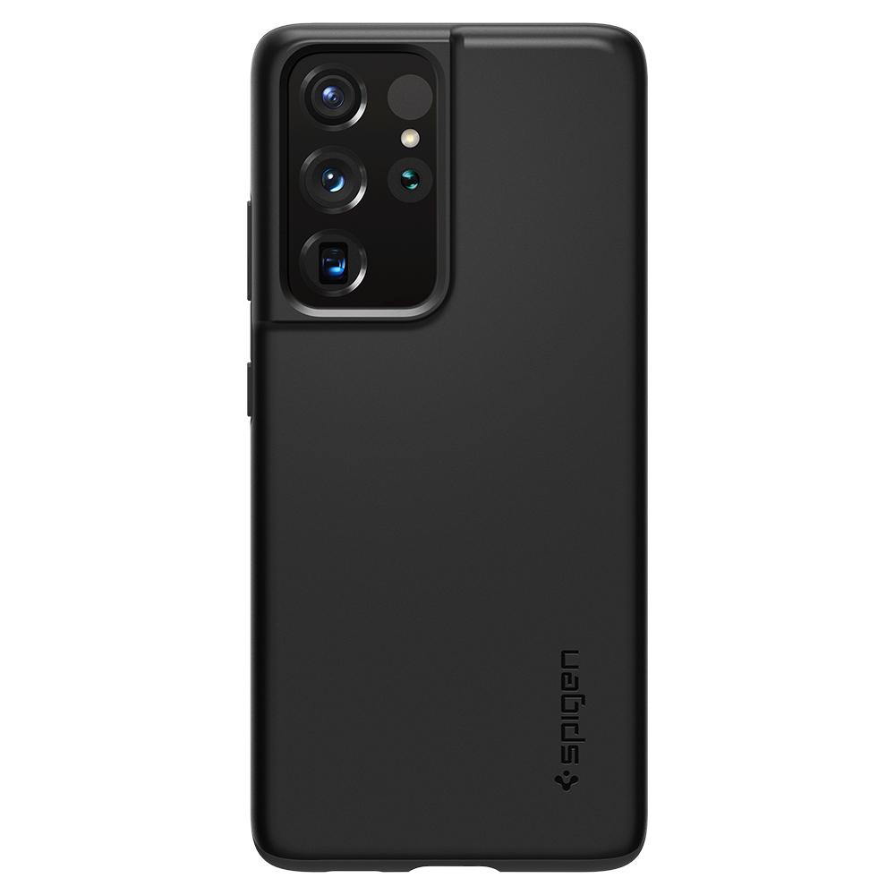 Spigen Thin Fit, black - Galaxy S21 Ultra
